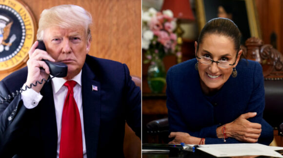 Trump elogia la voz de Sheinbaum al retomar su versión sobre el cambio de nombre del Golfo de México