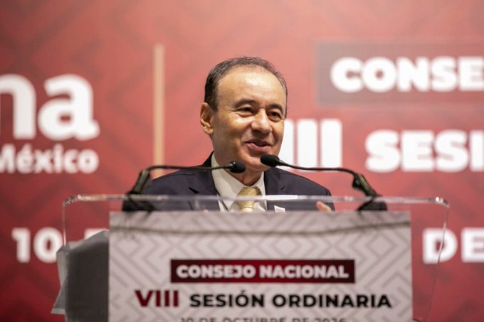 Alfonso Durazo advierte en Morena: “No todos los que ganan las encuestas sirven a la causa”.