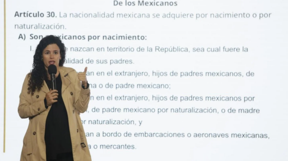 Restricción de doble nacionalidad para candidaturas entrará en vigor en 2028, explica Luisa María Alcalde