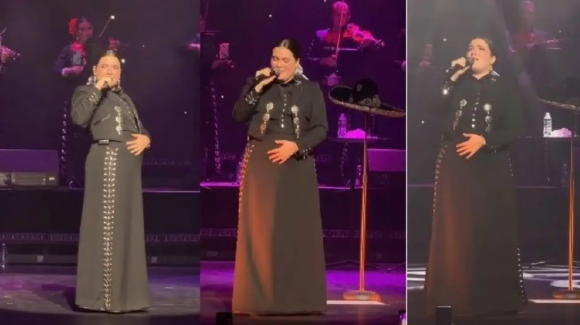 Camila Fernández anuncia su segundo embarazo en pleno concierto mientras cantaba ‘Hermoso Cariño’