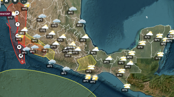 Huracán ‘Simón’ podría impactar Jalisco este domingo; autoridades activan suspensión de actividades