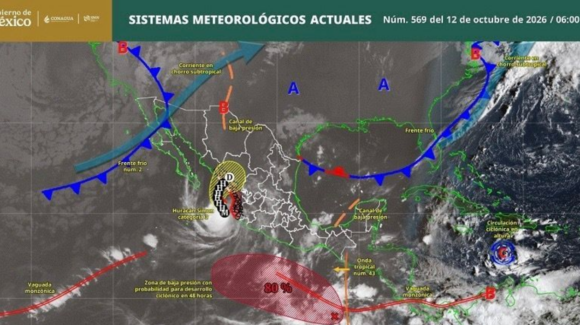 Huracán ‘Simón’ baja a categoría 3, pero sigue siendo peligroso para Nayarit, Jalisco y Sinaloa