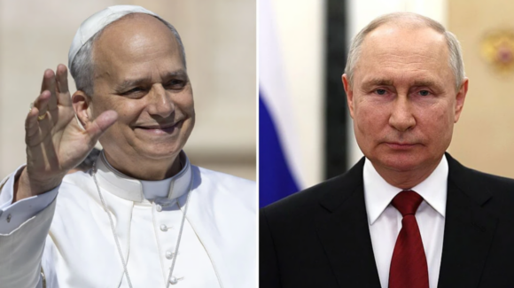 Papa León XIV conversa por teléfono con Putin para pedir una tregua para evacuar civiles de Oleshky, Ucrania