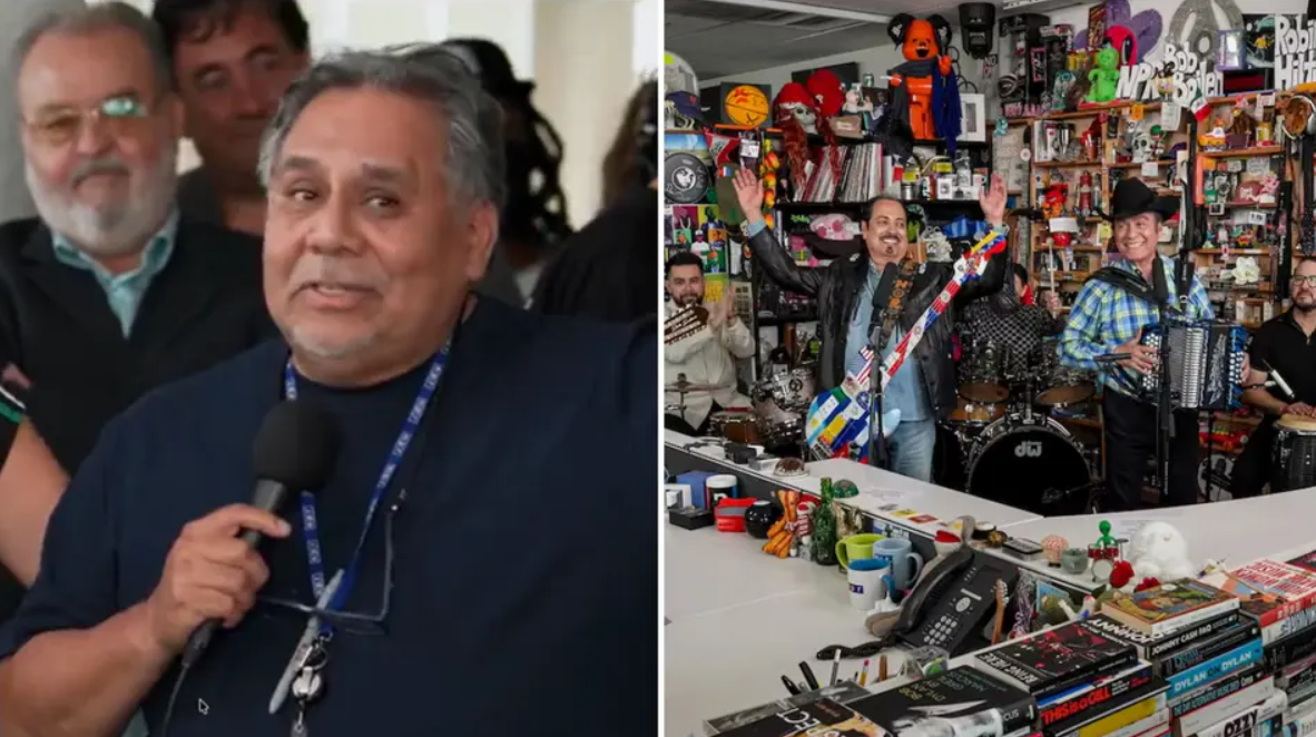 Eliminan mensaje sobre migrantes del Tiny Desk de Los Tigres del Norte
