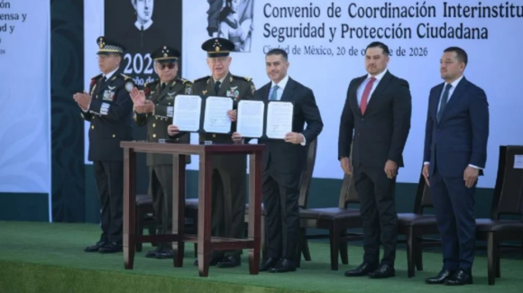 Defensa y SSPC firman convenio para reforzar la seguridad y combatir al crimen organizado