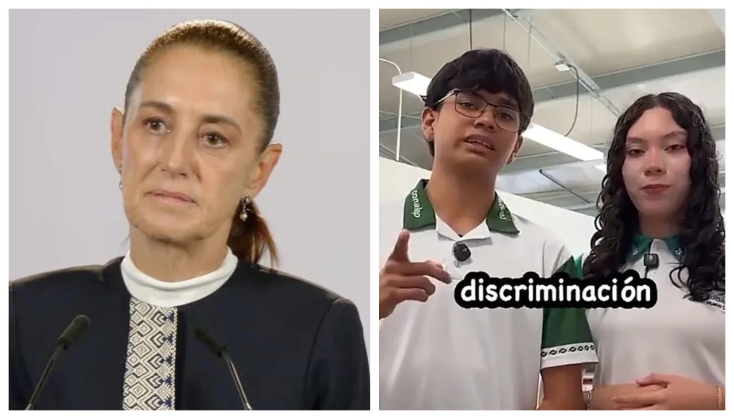 Sheinbaum felicita a estudiantes del Conalep tras burlas clasistas en redes sociales: “Qué bien contestaron”