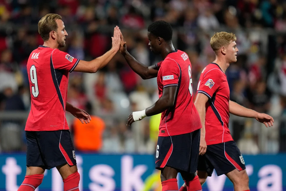 Inglaterra propina goleada histórica de 7-0 a Croacia con dobletes de Kane y Saka.