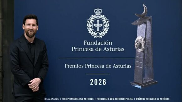 Lionel Messi hace historia al recibir el Premio Princesa de Asturias de los Deportes 2026