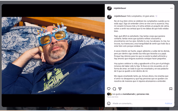Alix Bauer, de Timbiriche, enfrenta la pérdida de su esposo; su hija le dedica emotivo mensaje.