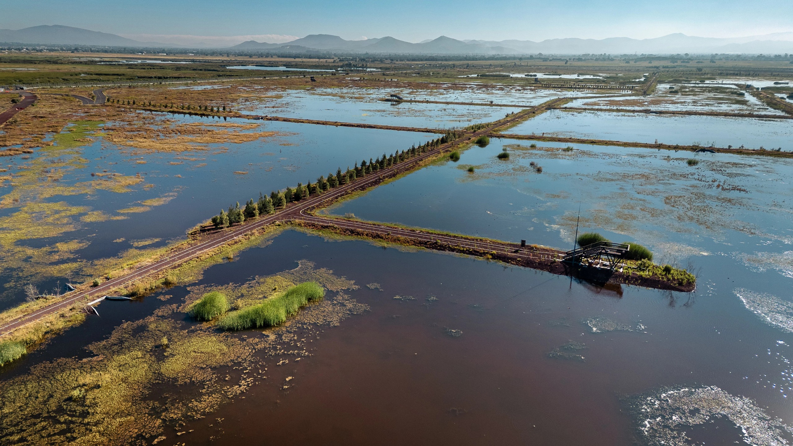 El Parque Lago de Texcoco es un ejemplo de la aplicación de los dos primeros puntos