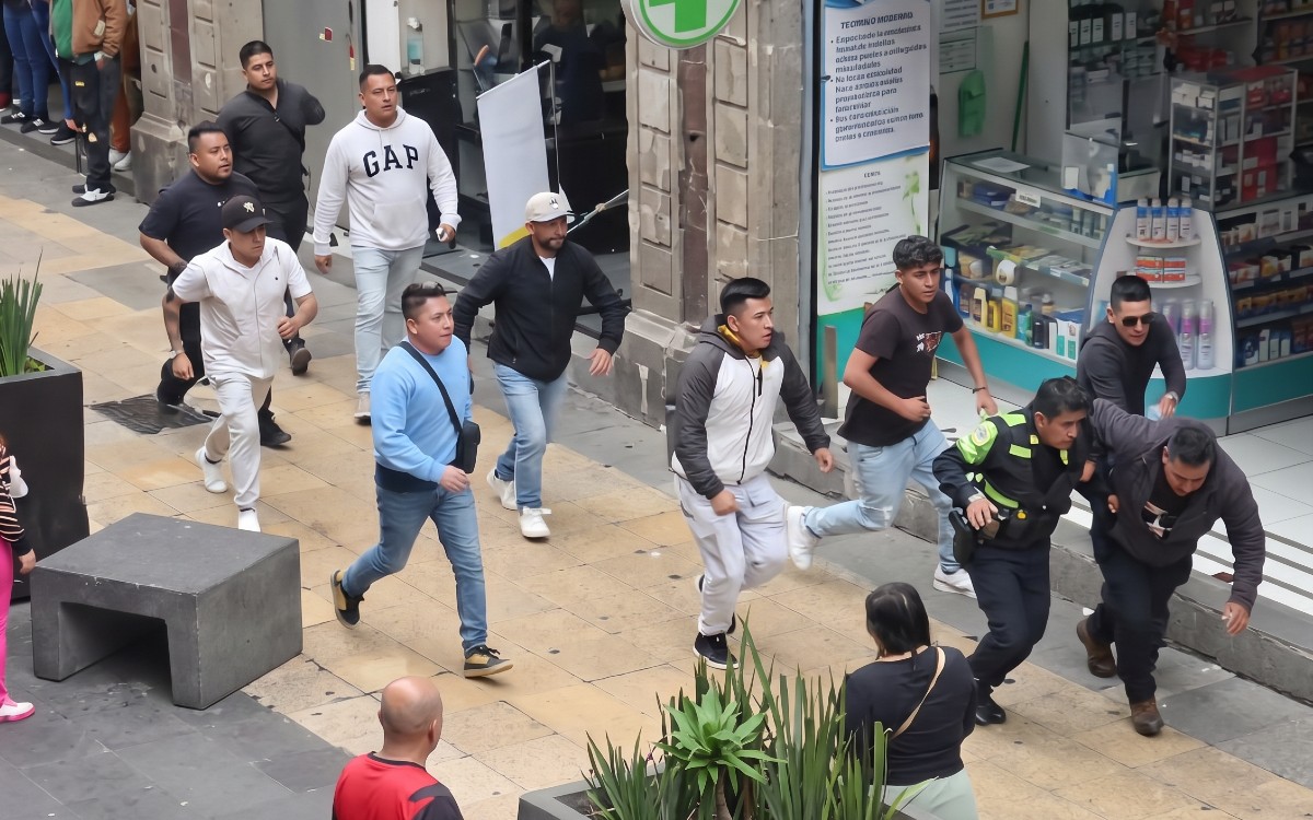 Condenan agresión a policías en Centro Histórico de la Ciudad de México