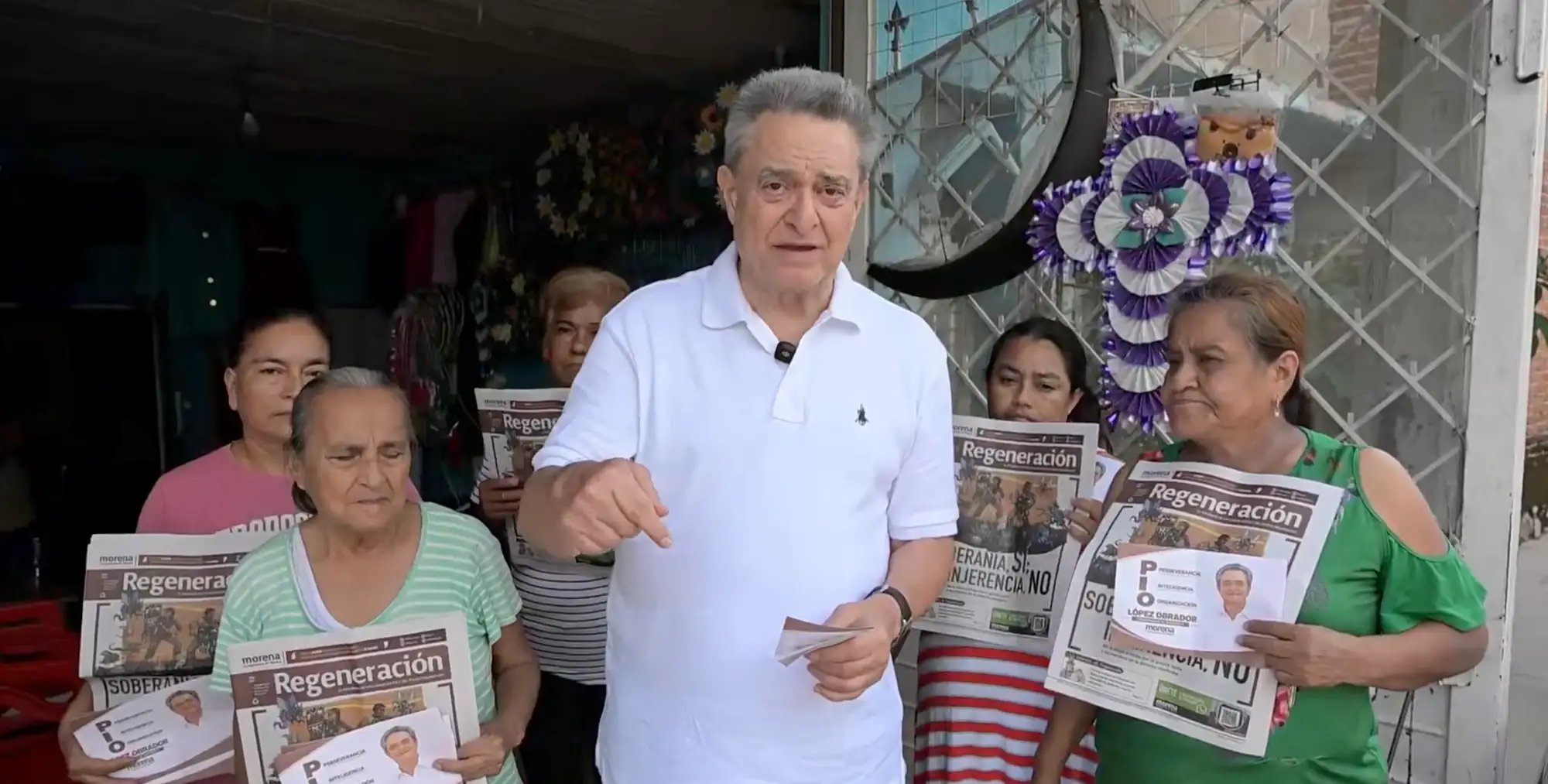 Pío López Obrador inicia recorridos en Chiapas rumbo a coordinación distrital de Morena.