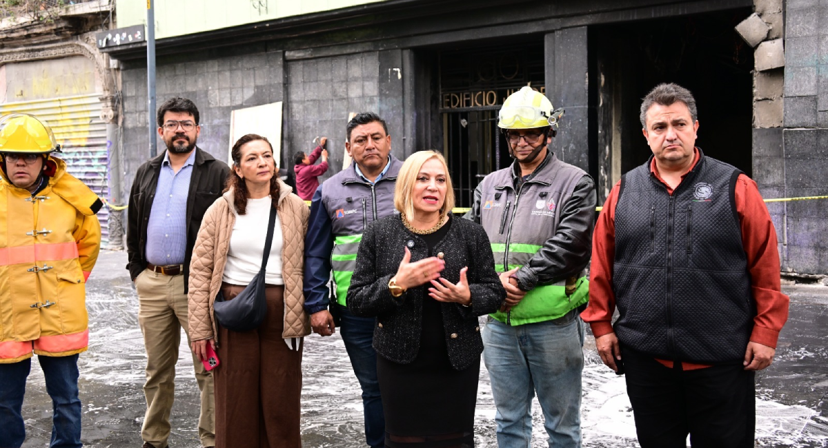 Evalúan daños tras explosión en instalaciones del Congreso de la Ciudad de México