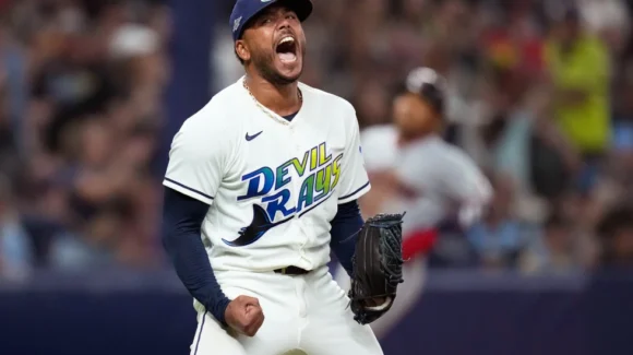 MLB: Rays vencen 3-1 a Guardianes e igualan la Serie de Campeonato de la Liga Americana