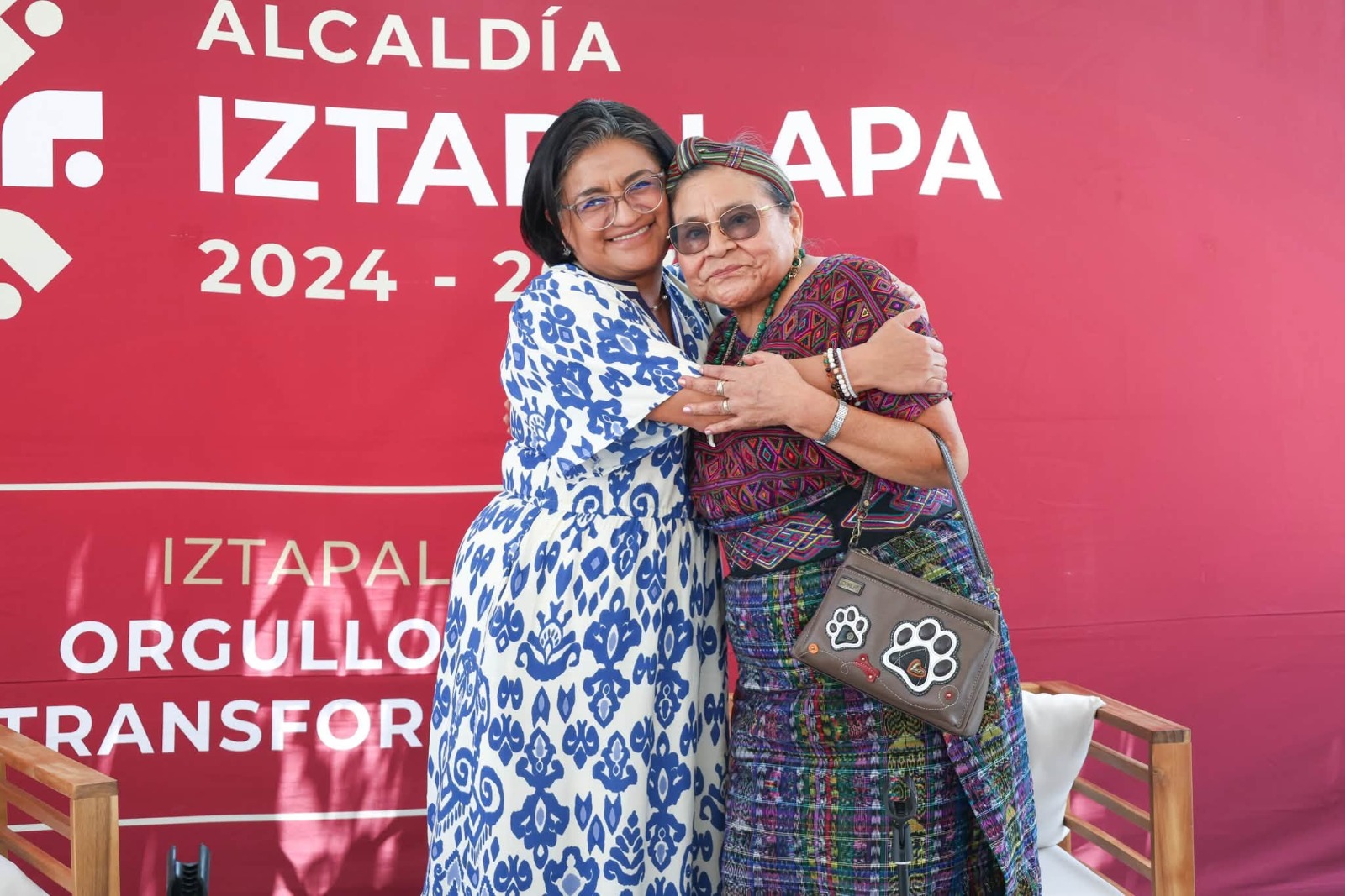 Rigoberta Menchú se suma a la lucha contra el cáncer en Iztapalapa