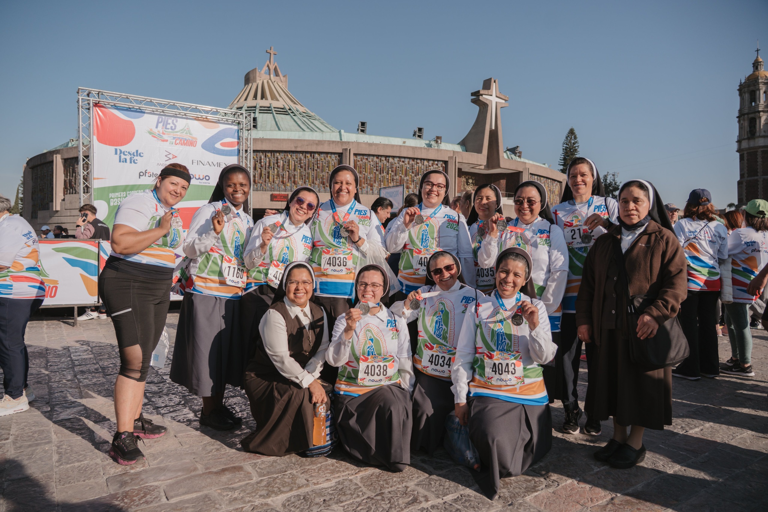 Invitan a correr con fe en el circuito de la Basílica