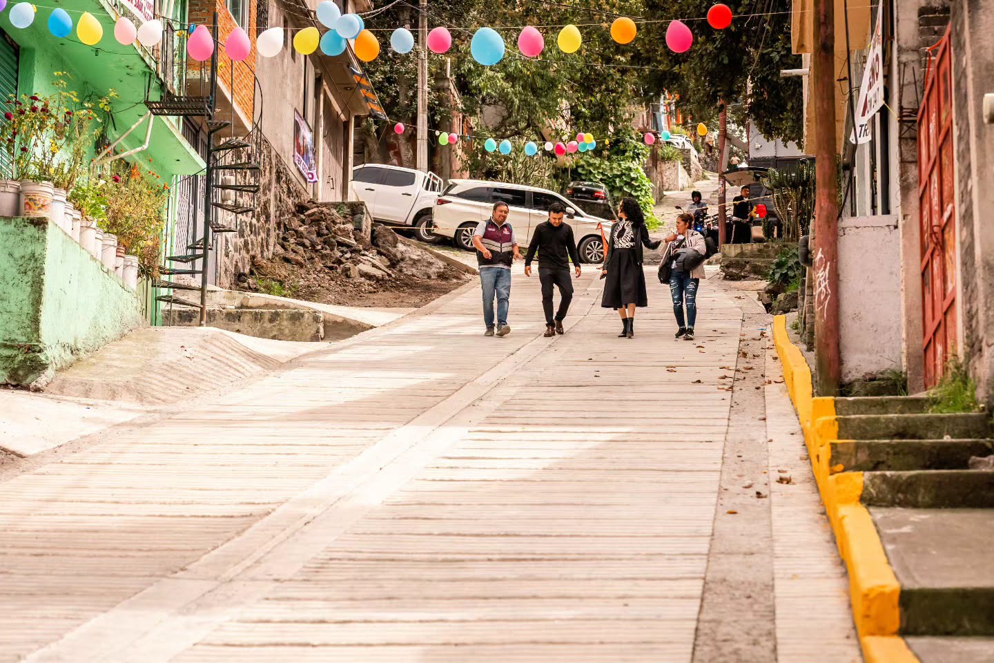 Invierte alcaldía Tlalpan 2 mdp en concreto hidráulico