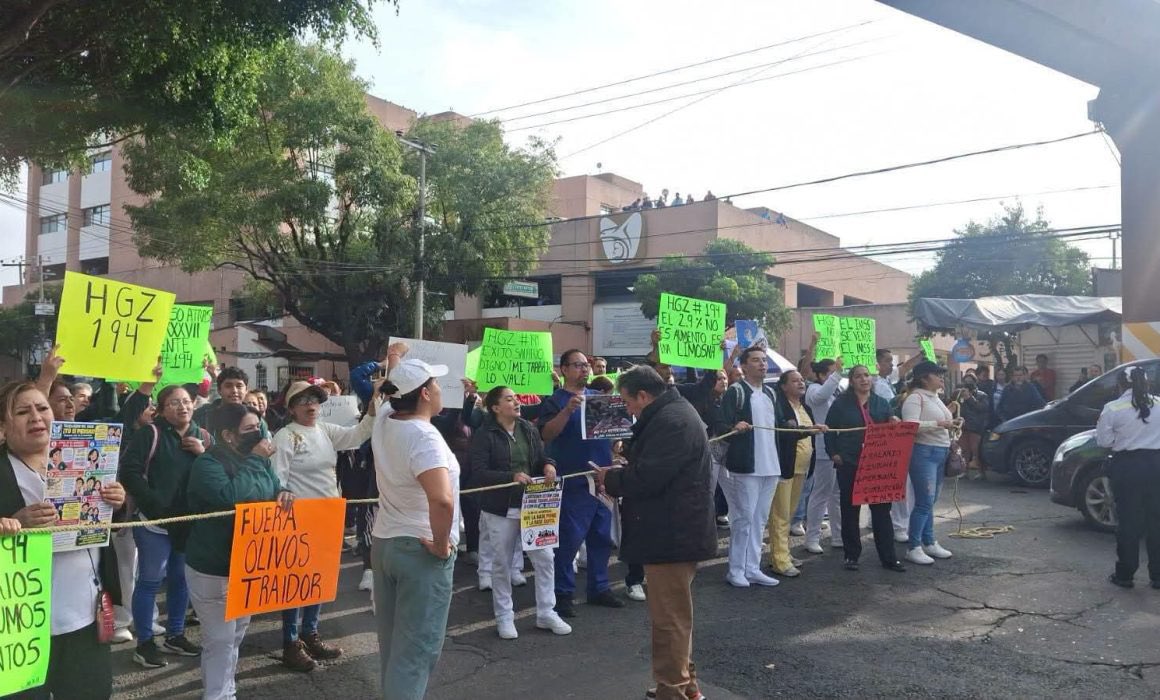 Anuncian trabajadores del IMSS megamarcha este martes 13 de octubre
