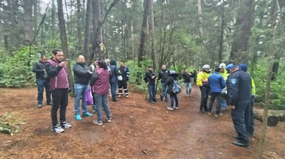 CDMX: Protestan por supuesta tala de árboles en Bosque El Ocotal, Cuajimalpa
