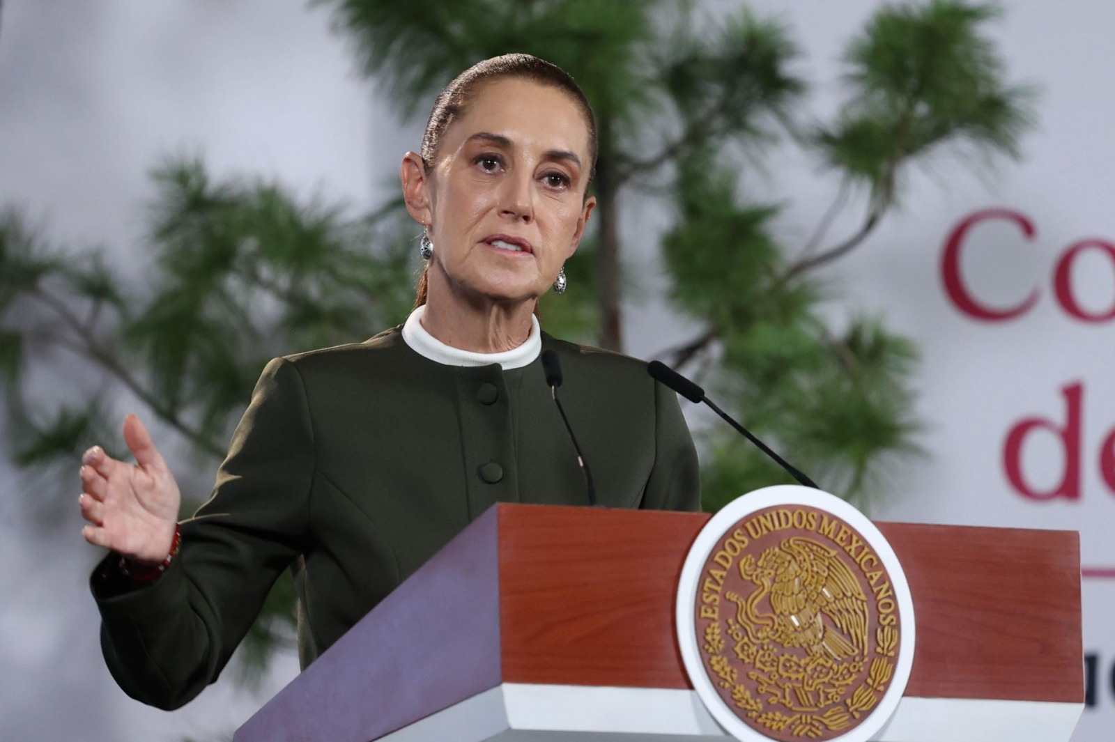 La presidenta Claudia Sheinbaum