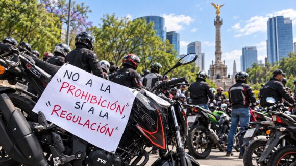 Piden trabajadores de apps en motocicleta reglas claras para laborar en la Ciudad de México