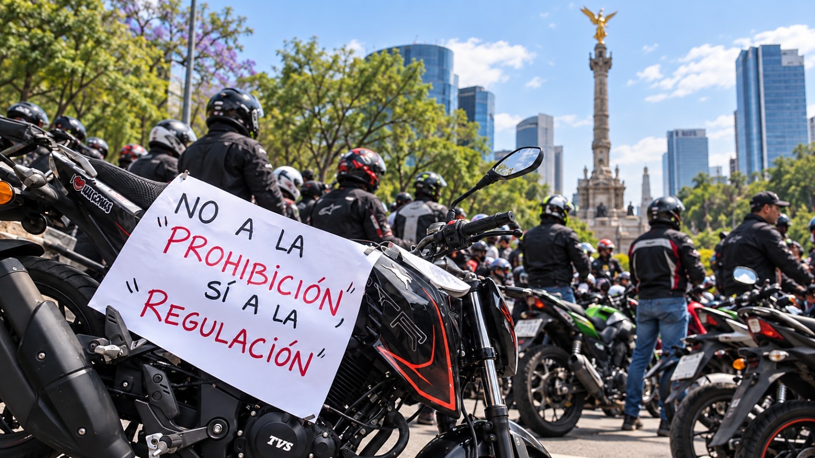 Piden trabajadores de apps en motocicleta reglas claras para laborar en la Ciudad de México