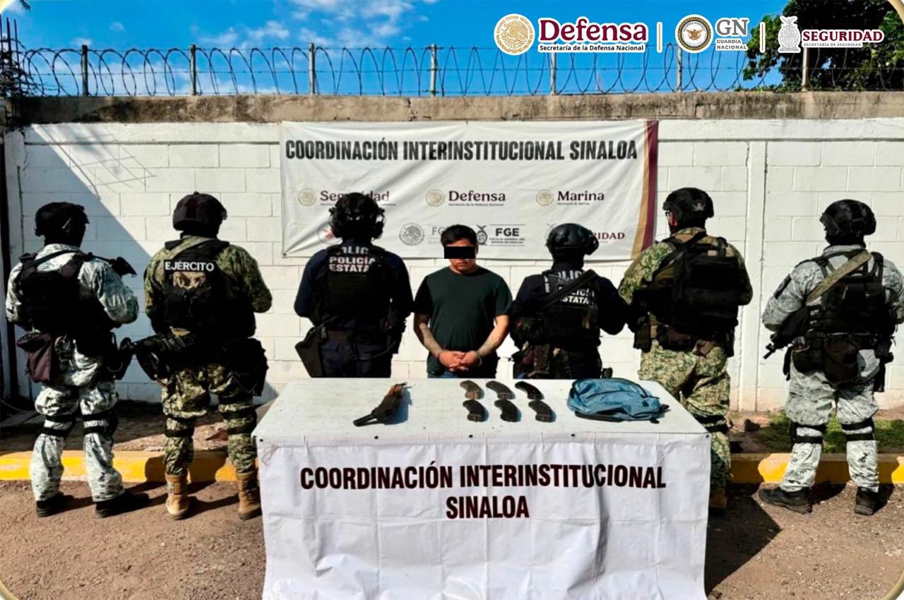 Imponen prisión preventiva a ‘El Talibán’, presunto operador de Los Chapitos detenido en Mazatlán.
