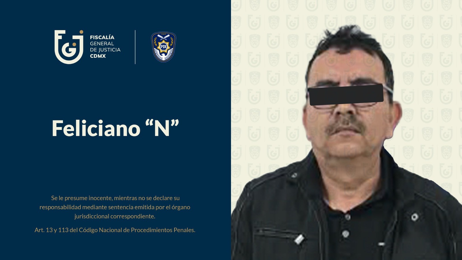 Detienen en Villa Coapa al 'Dámaso', presunto cabecilla del Cártel de Tláhuac