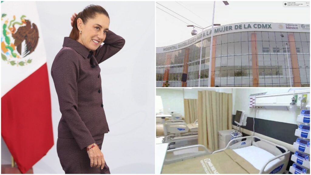 Claudia Sheinbaum recorre el Hospital Oncológico de la Mujer La Pastora en Gustavo A. Madero