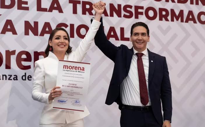 Morena respalda a Jasmine Bugarín en Nayarit pese a haber nacido en EU; afirma que es mexicana por nacimiento