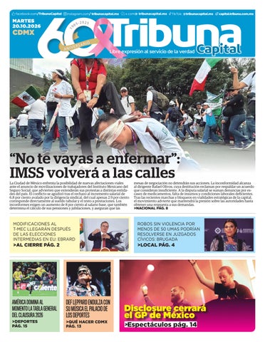 Cubierta de la versión impresa del 19 Oct 2026