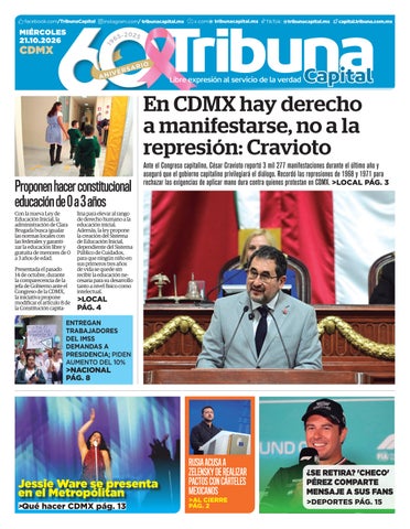 Cubierta de la versión impresa del 20 Oct 2026