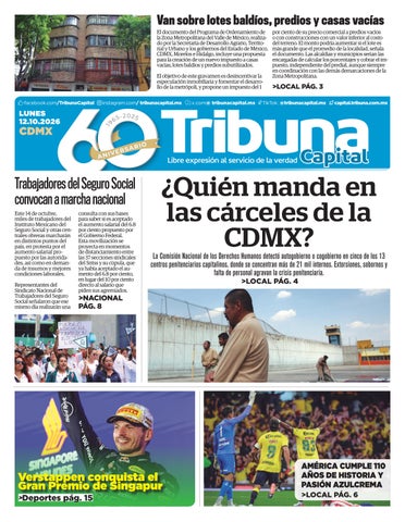 Cubierta de la versión impresa del 11 Oct 2026