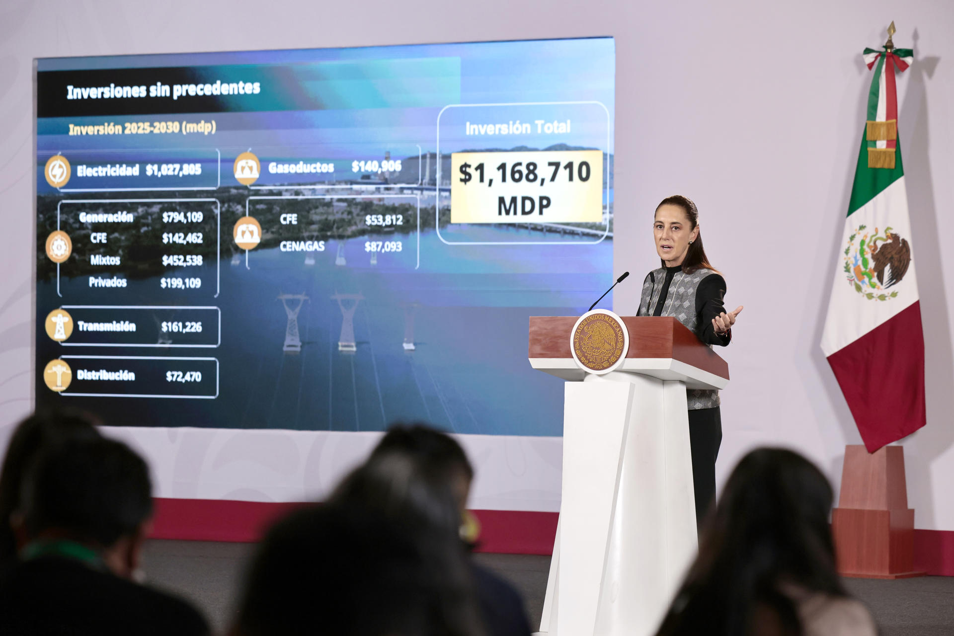 México anuncia inversión de 1.17 billones de pesos en energía hasta 2030: Qué incluye el plan de Sheinbaum